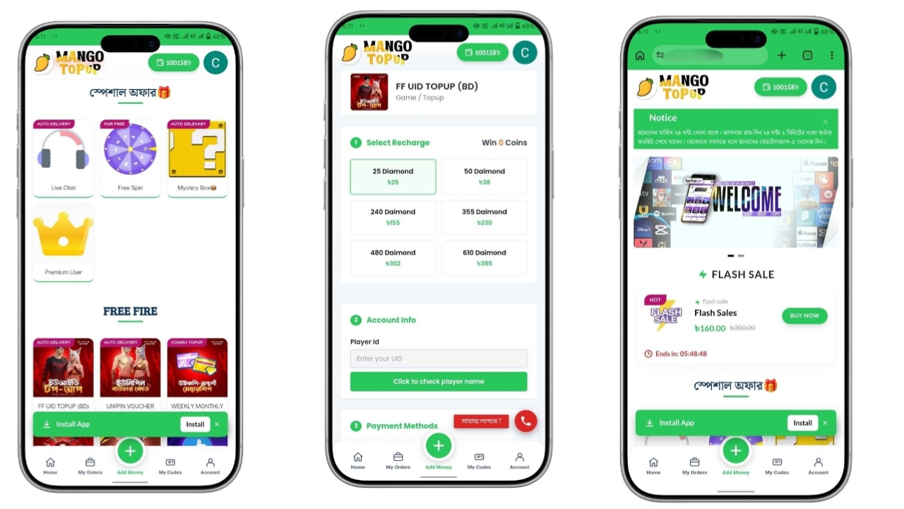 Mango Topup Script 